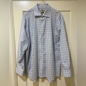 Joseph Abboud non iron classic fit Mens button down collared dress shirt
